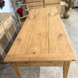 table de ferme Ancienne 2 tiroirs