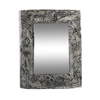 Miroir vintage embouti