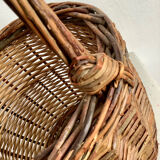 Panier en osier brut