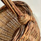 Raw wicker basket