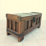 Rustic solid oak chest