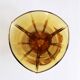 Art Deco Amber Glass Vase 1930