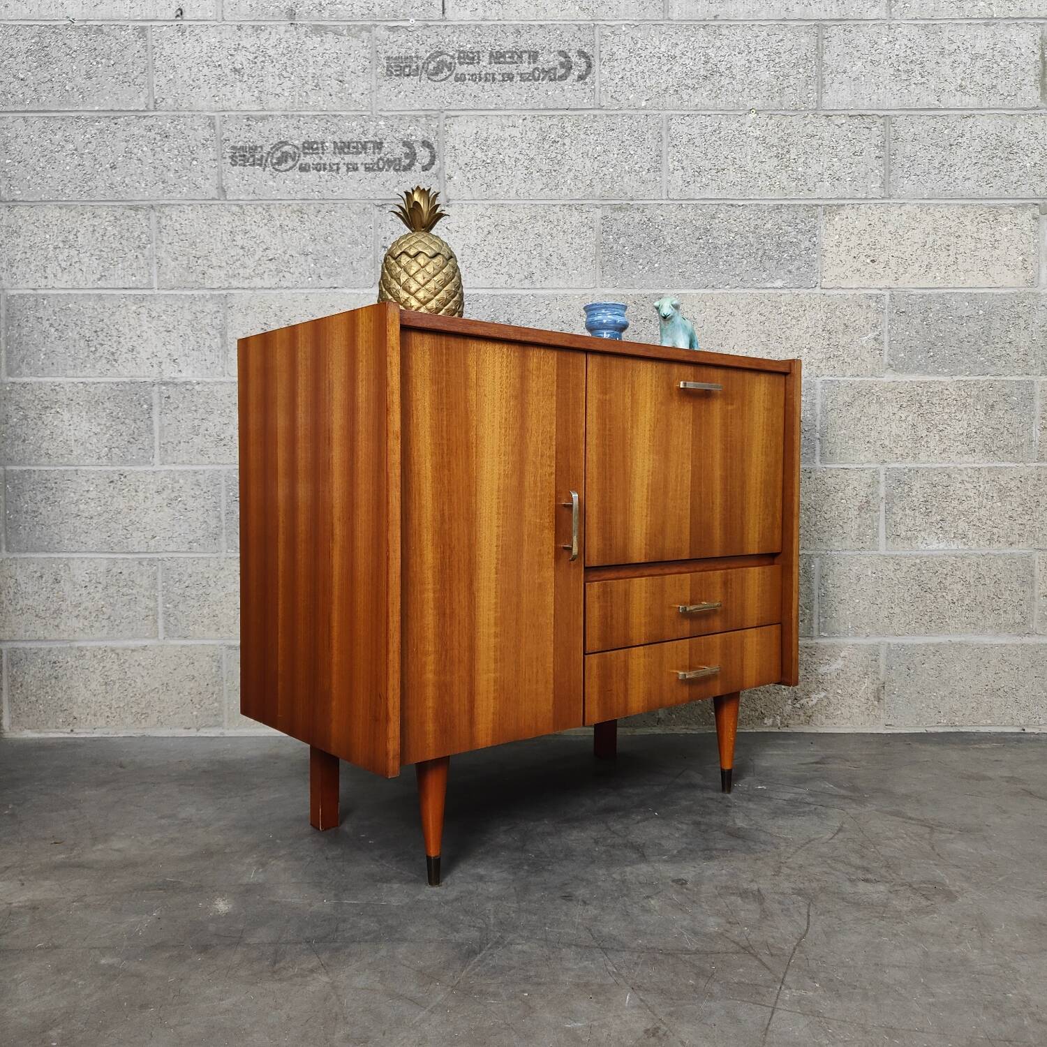 French Scandinavian style sideboard 1970