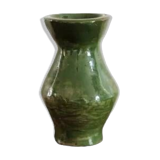 Glazed terracotta vase