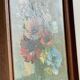 TABLEAU Vintage Bouquet aux ANEMONES