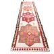 Red & Brown Oriental Persian Runner Rug, 84x334Cm
