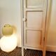 Antique tall cabinet painted white