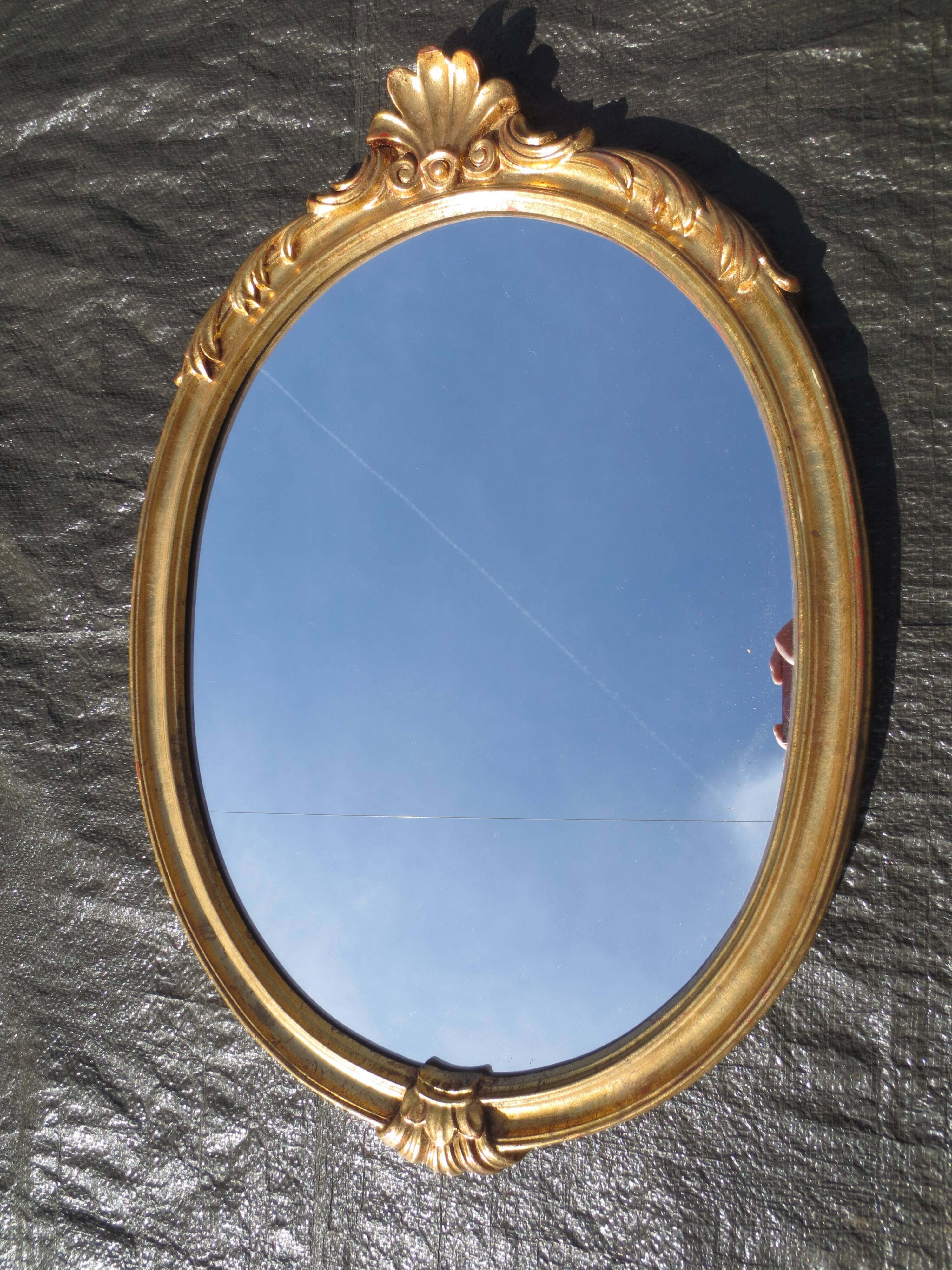 Oval mirror 60x43cm