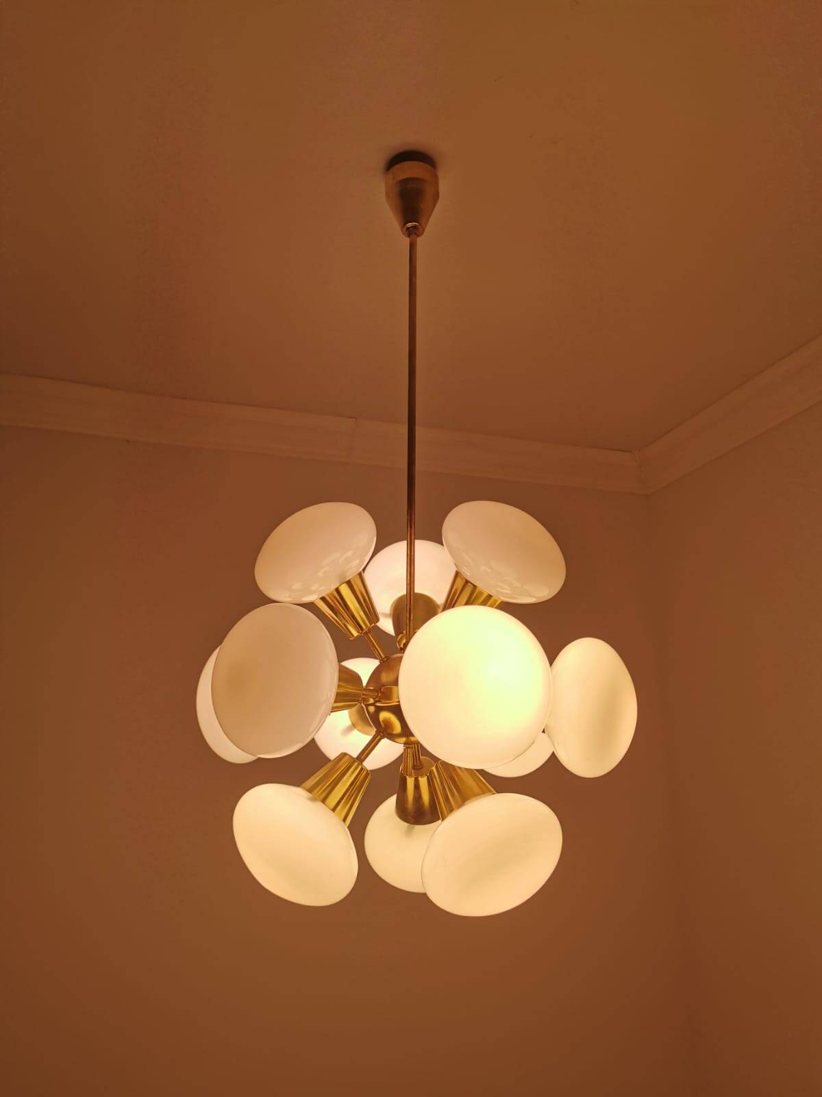 Sputnik Chandelier from Kamenický Šenov