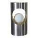 Vintage tube stainless steel lamp, 70s design