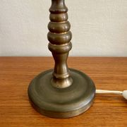 Vintage brass table lamp, circa 1940s - 1950s