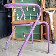 Chaise écolier enfant Hitier vintage