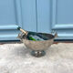 French stag handle champagne bucket wine cooler pedestal bowl