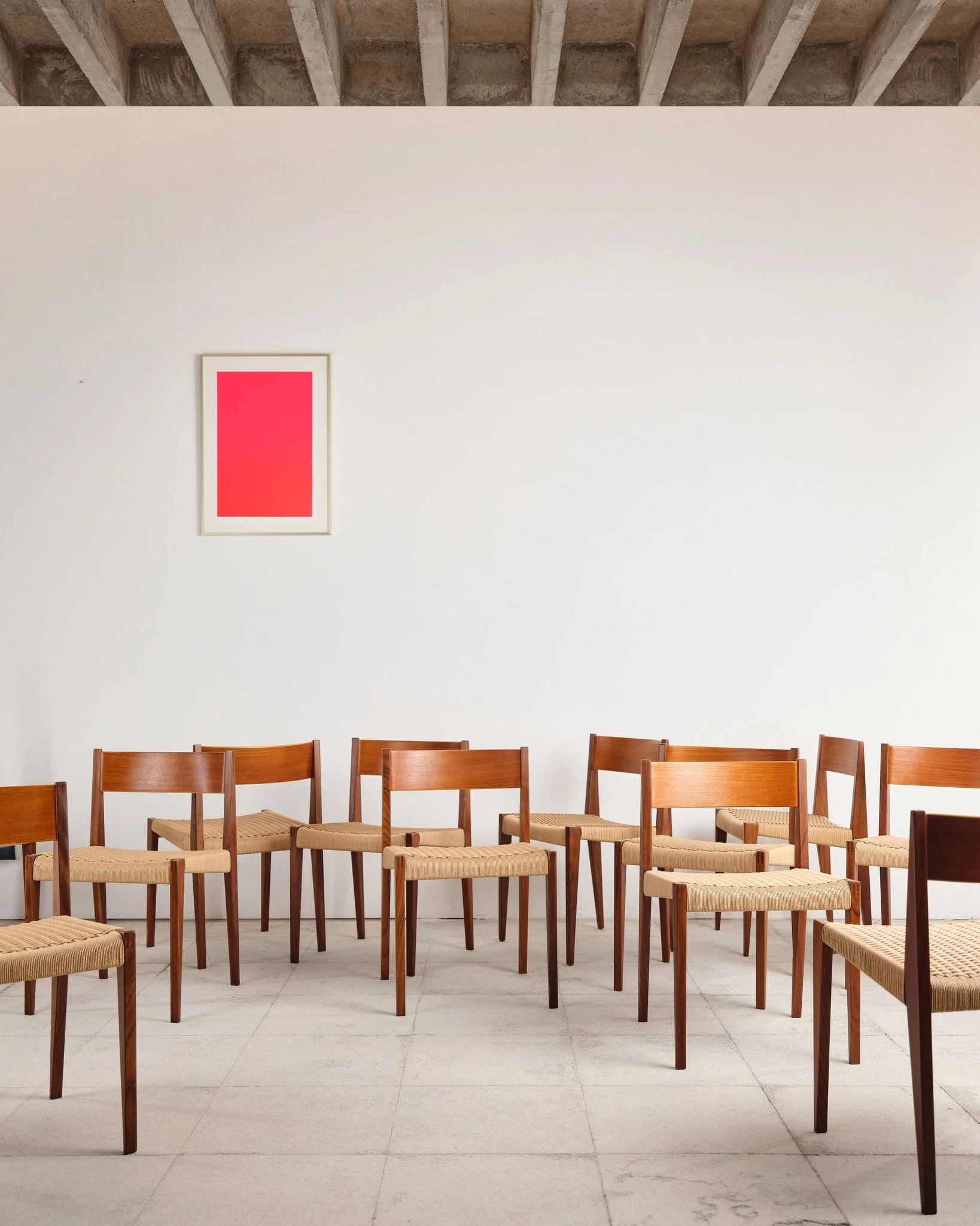 Set of 12 Pia chairs by Poul Cadovius, Denmark, 1950s
