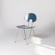 Set of 8 colorful Mikado 1800 chairs by Walter Leeman, Kusch+Co, 1980s
