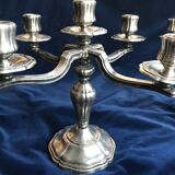 Pair of Saint Médard 5-light candlesticks