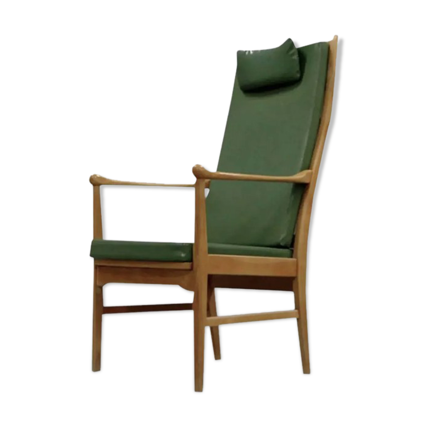 Oak wood armchair 1950
