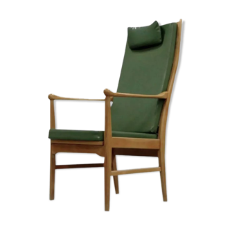 Oak wood armchair 1950