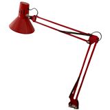 Vintage brick red architect lamp