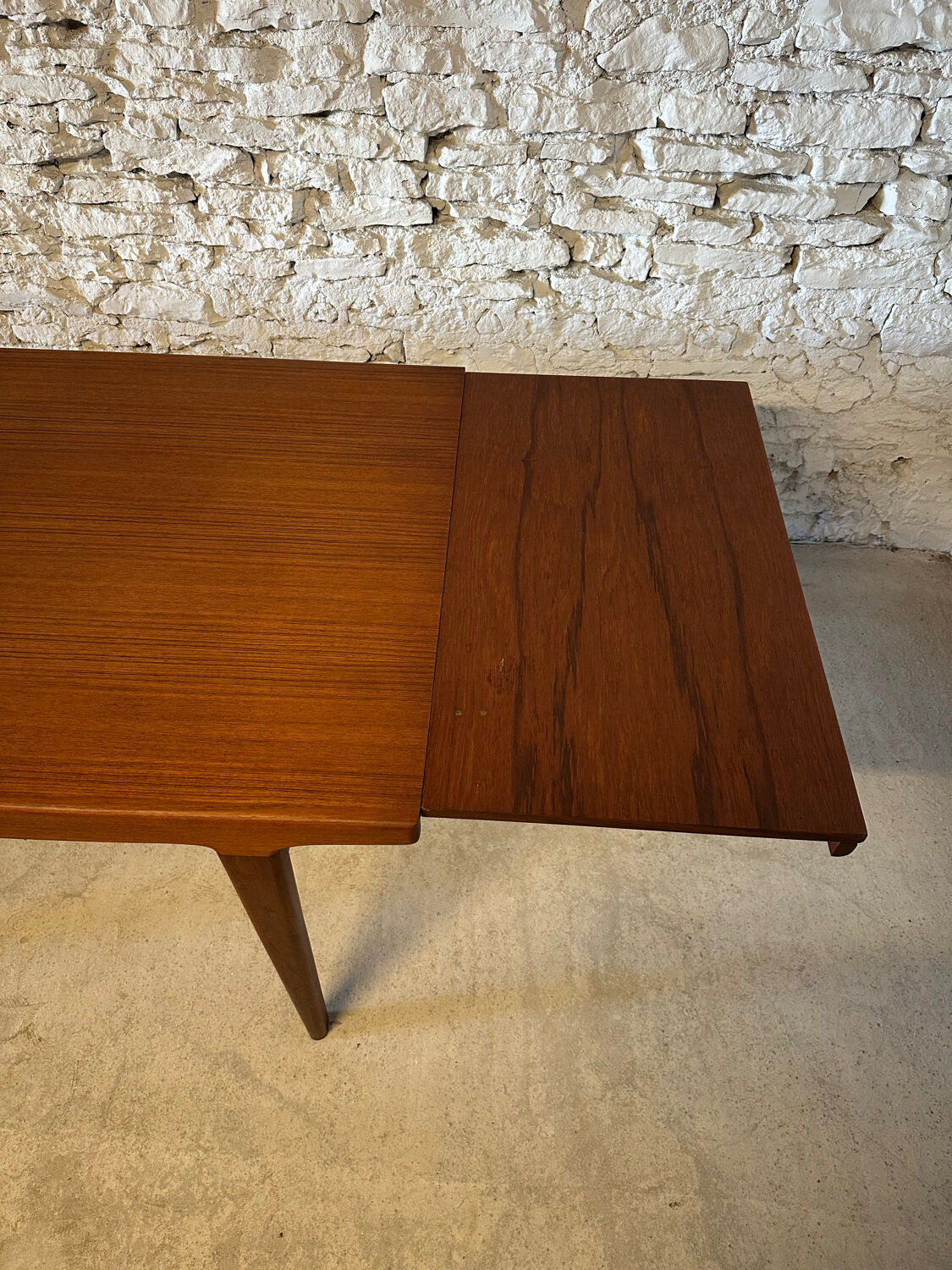 Scandinavian extendable dining table - Vintage