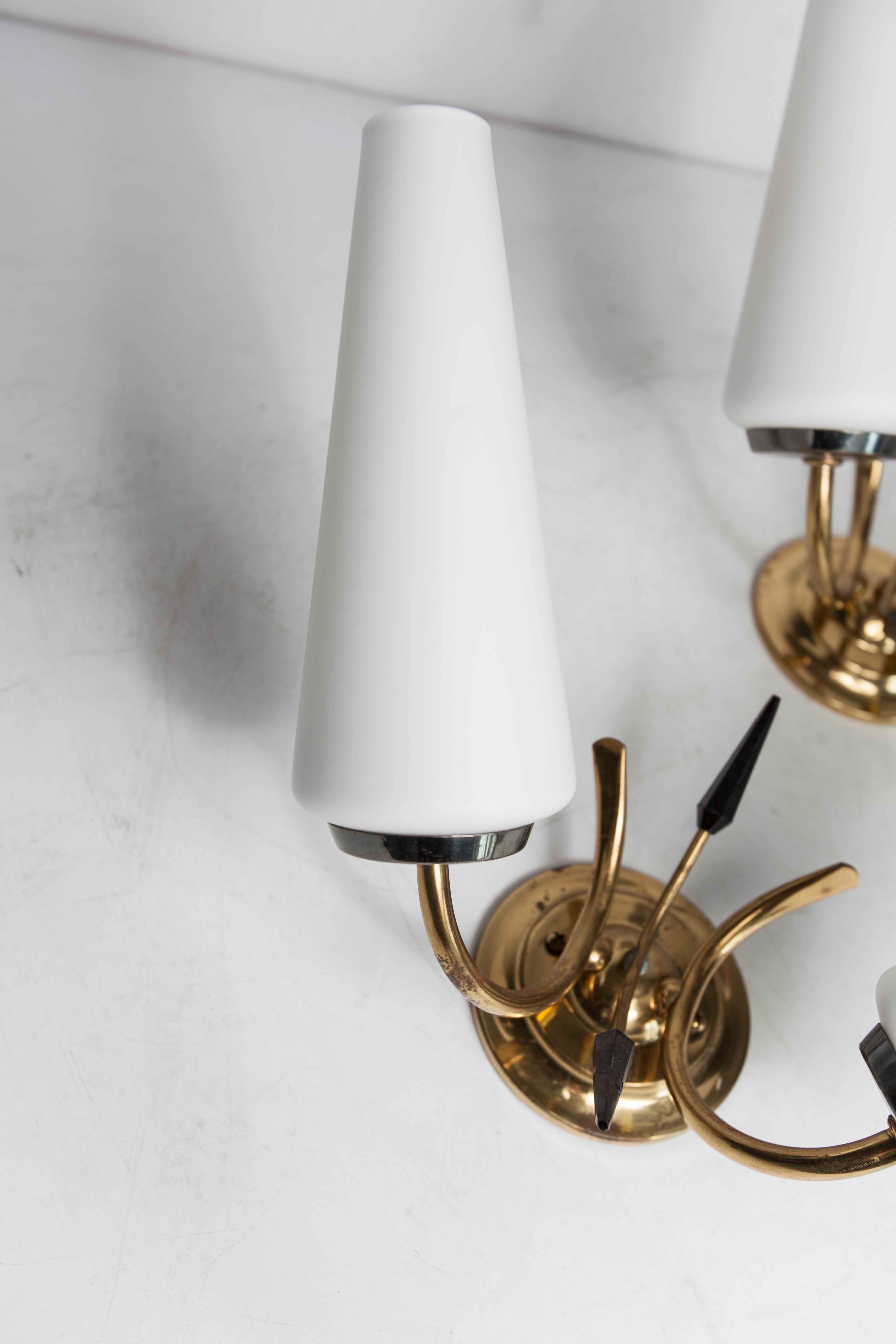 Pair of wall lamps 1960