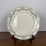 Set of 4 flat plates, "Champagne" model, Badonviller, early 20th century.