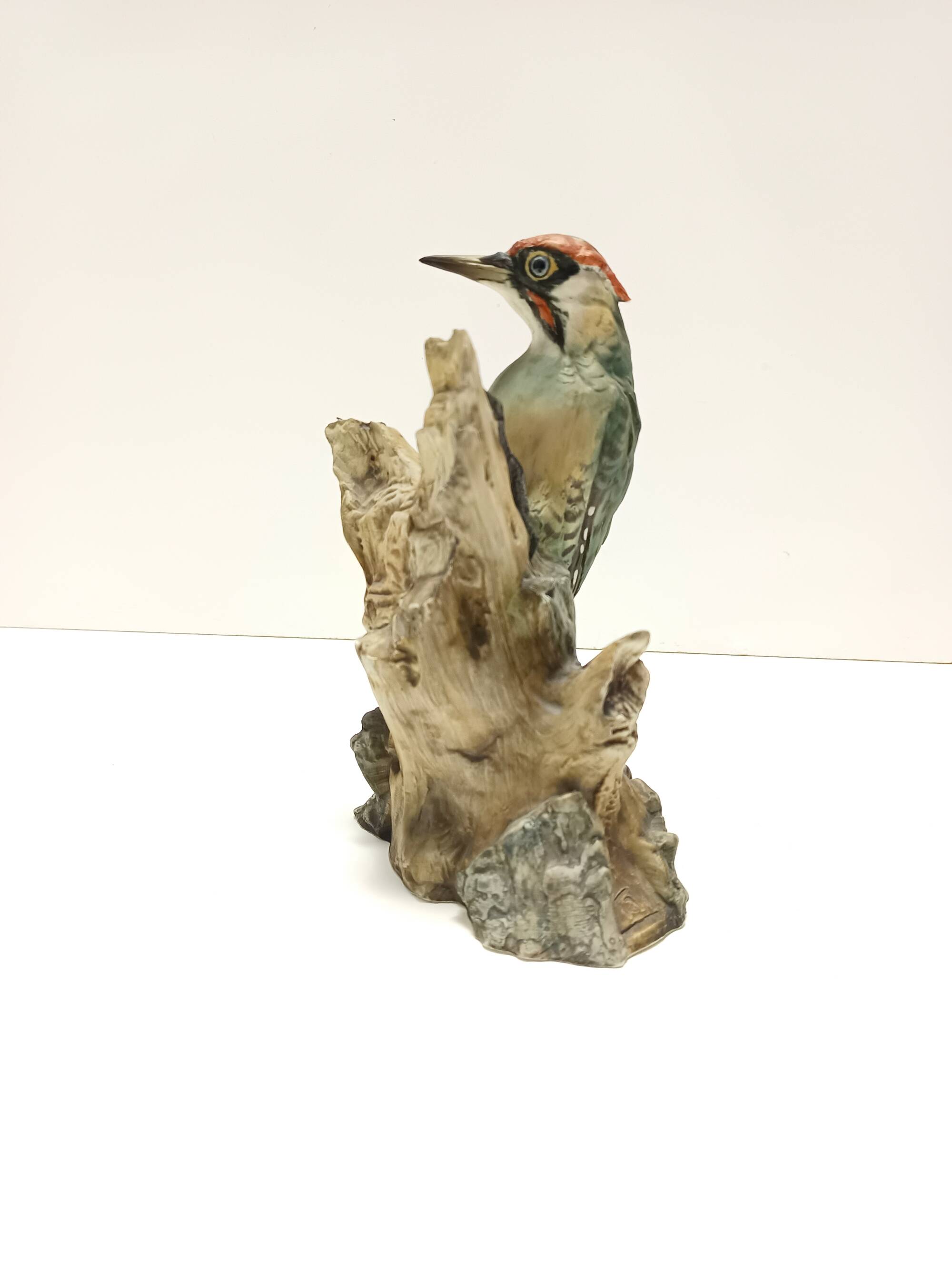 Vintage Hand-Painted Ceramic Woodpecker by Bepi Tay, Italy
