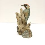 Vintage Hand-Painted Ceramic Woodpecker by Bepi Tay, Italy