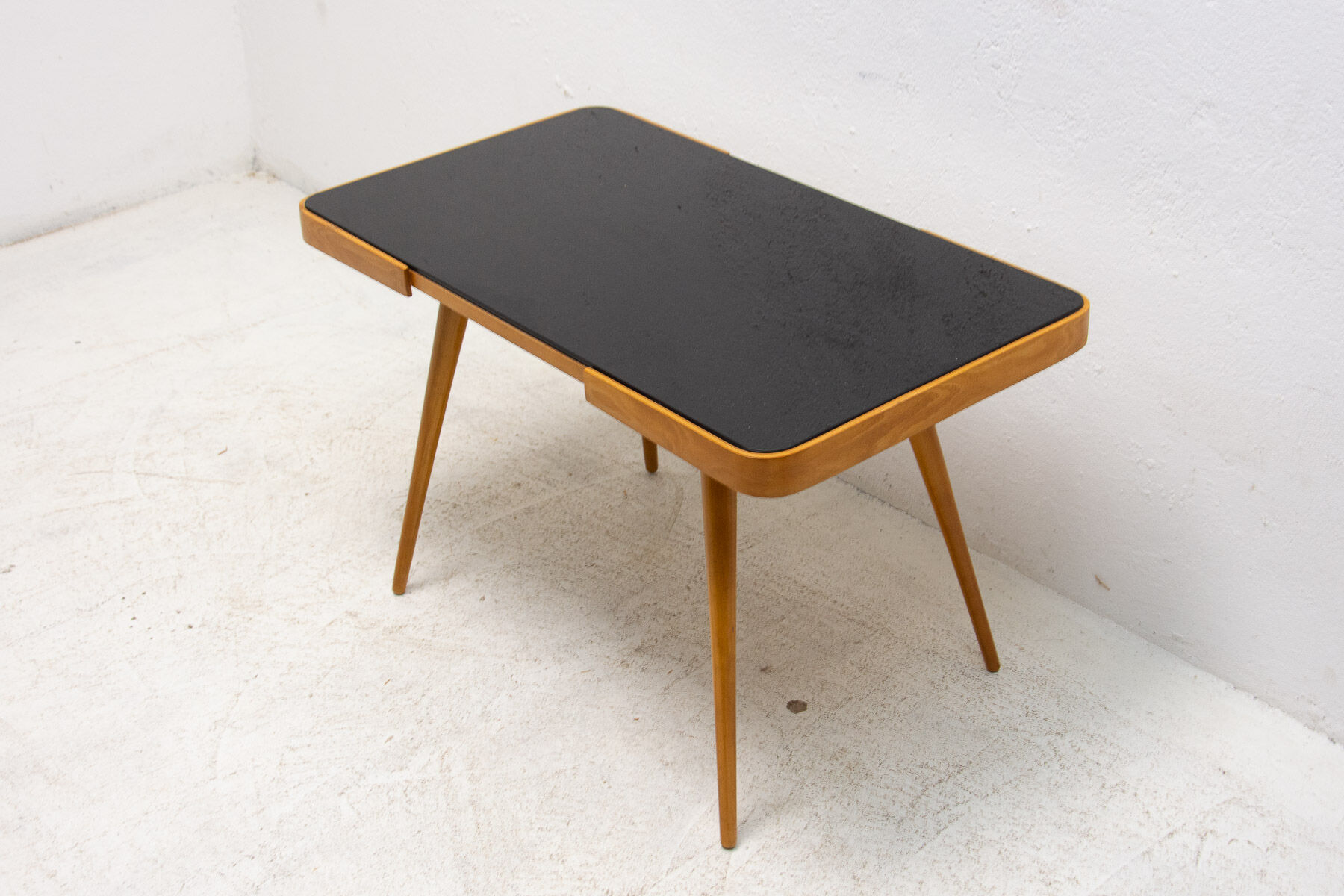 Opaxite glass coffee table, 1960´s, Czechoslovakia