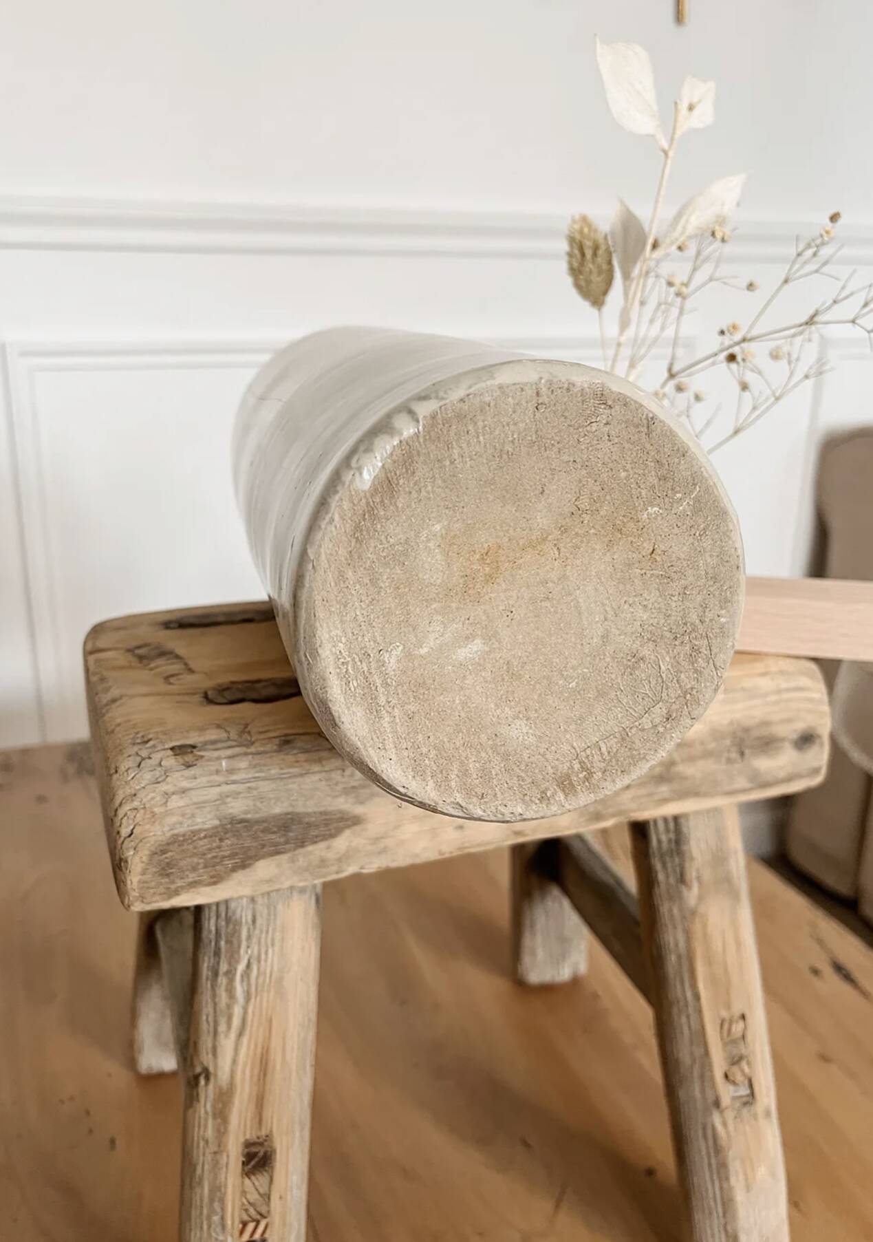 Large stoneware bottle