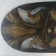 Decorative sculpted metal wall mask – 70 cm × 33 cm