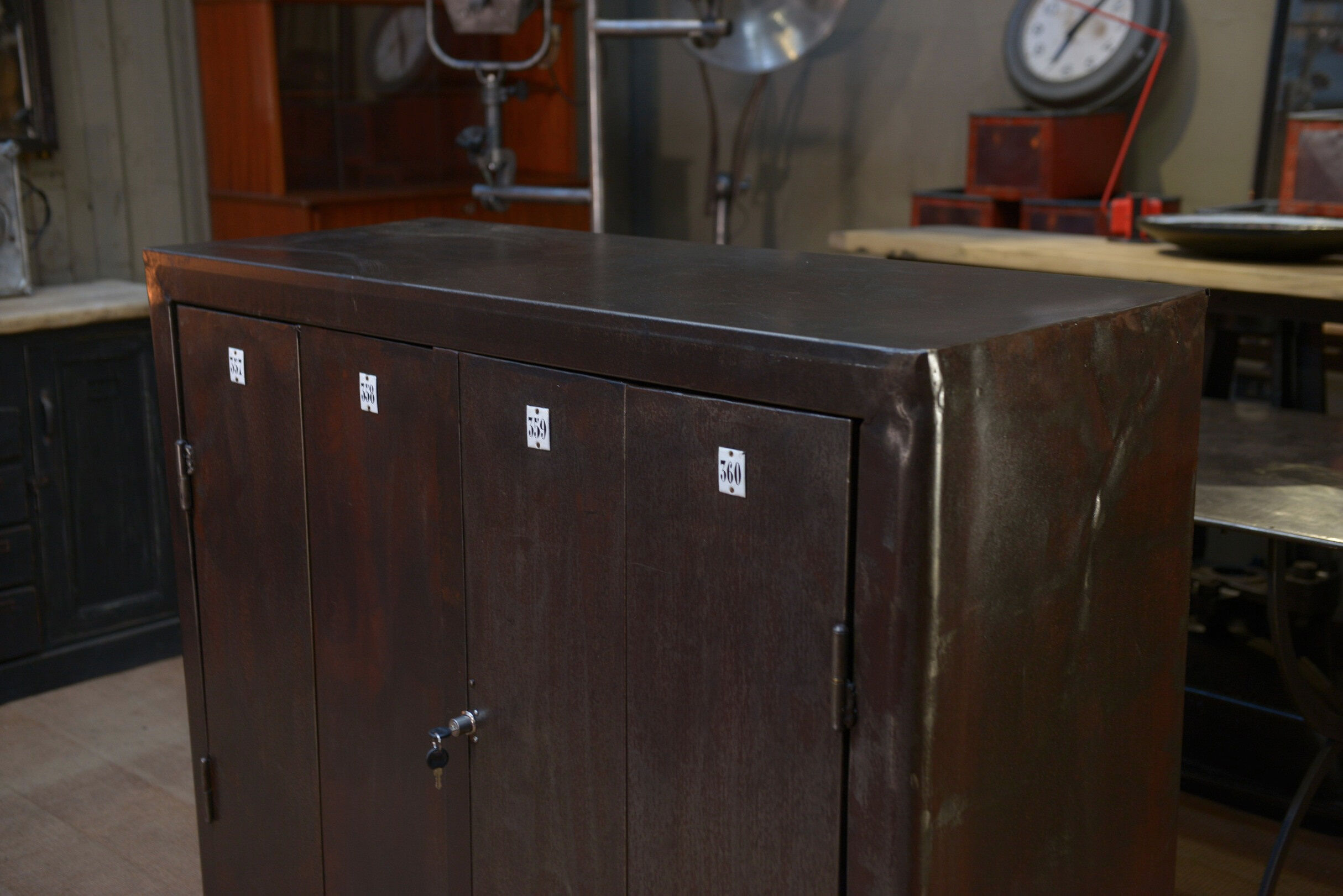 Industrial metal sideboard furniture 1950