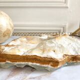 Xxl ashtray in alabaster