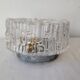 Molded glass ceiling light
