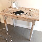 Ancien bureau bois patiné