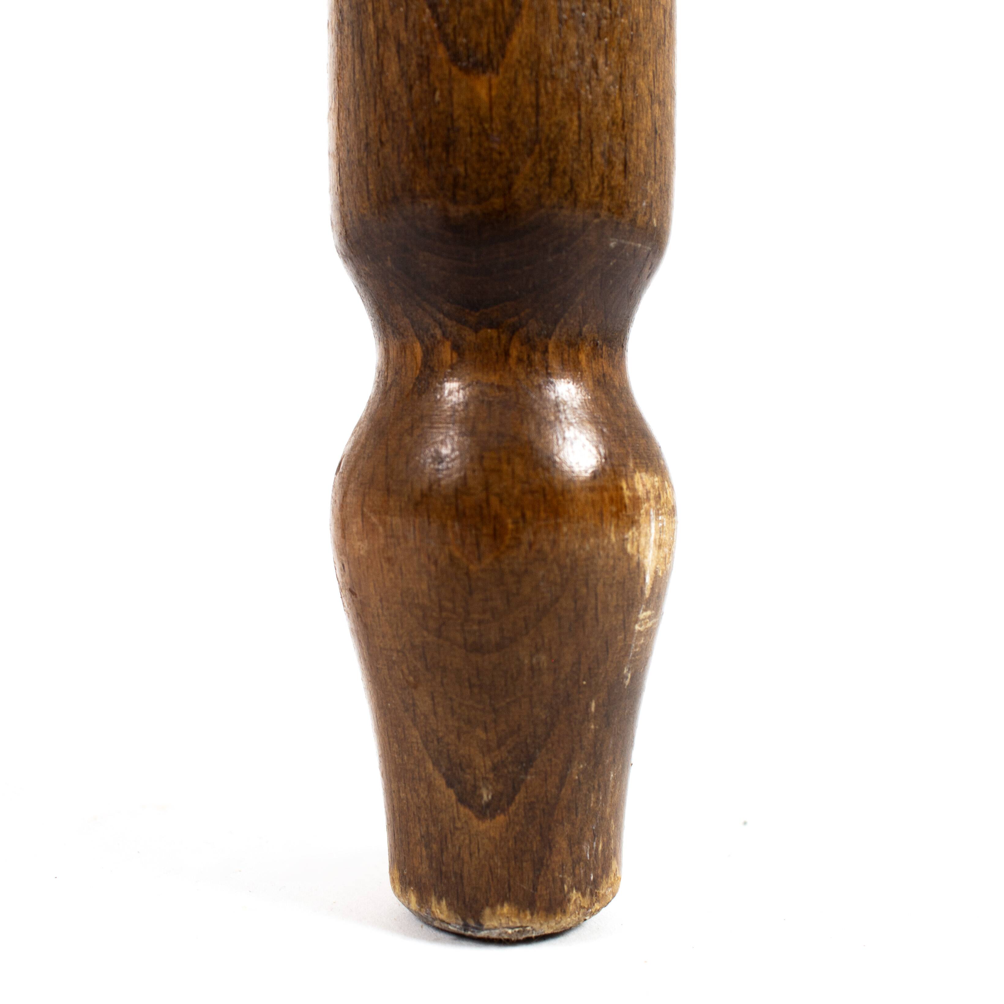 Brutalist straw stool