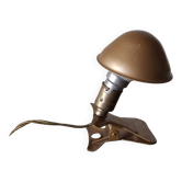 Vintage metal mushroom lamp