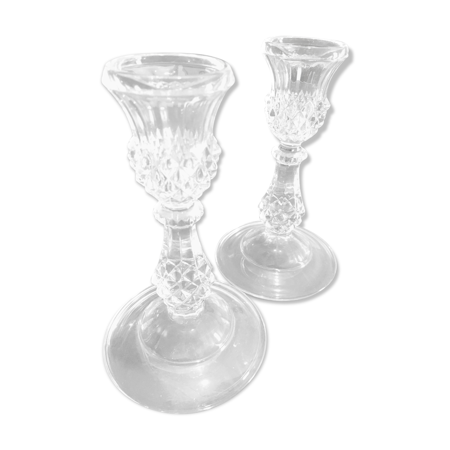 Lot glass chandeliers