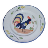 Assiette decorative en faïence