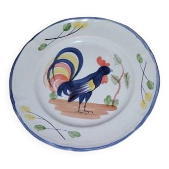 Decorative earthenware plate