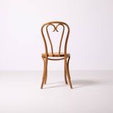 Thonet / Radomsko heart chair, set of 4, hand woven cane, Poland, circa 198