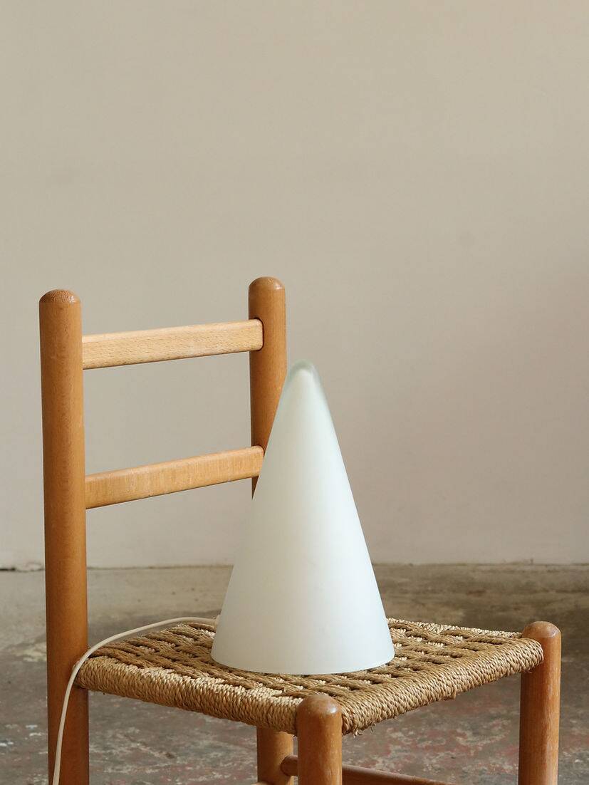 Teepee glass lamp (1980s)