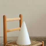 Lampe Teepee en verre (1980s)
