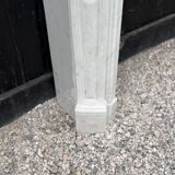 Louis XV style fireplace in Carrara marble circa 1980