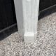 Louis XV style fireplace in Carrara marble circa 1980