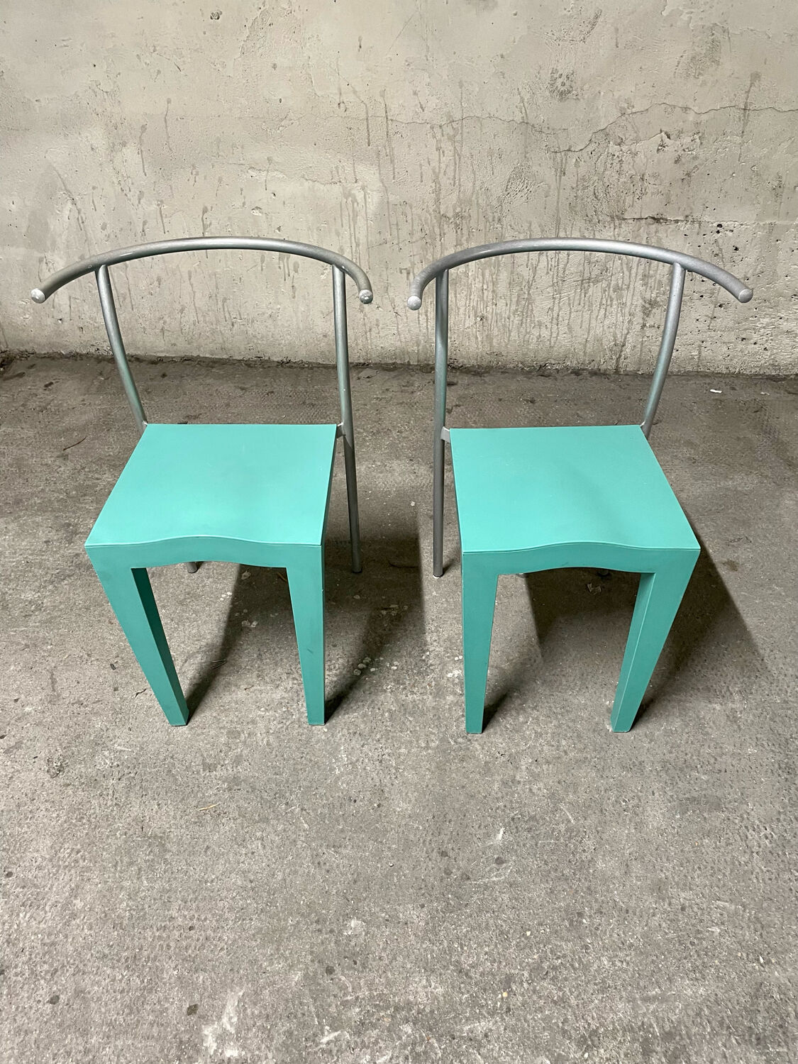 Pair of Dr. Glob chair by Starck for kartell in the 1990s