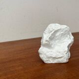 Vintage white porcelain rock vase from KPM Royal Porcelain, 1970s.