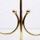 Art Deco style brass candle holder