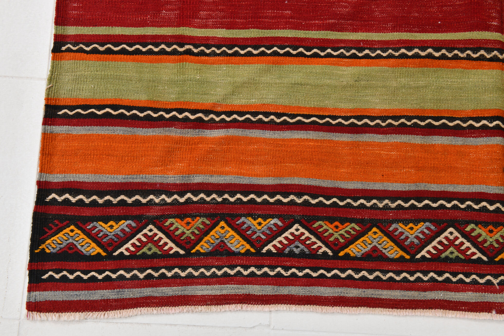 5x7 Kilim Handwoven Rugs, 158x225Cm