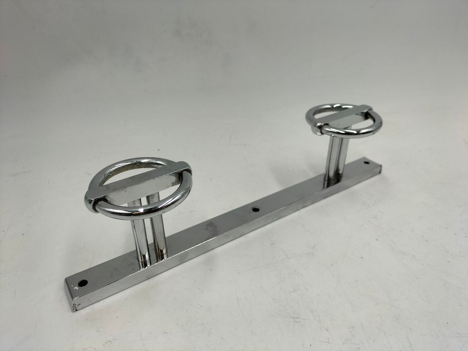 Double coat hook Jean Royère